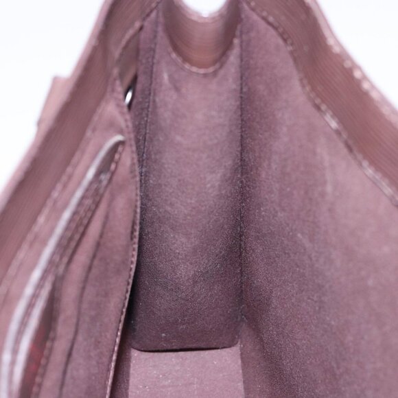 LOUIS VUITTON Epi Sac Plat Hand Bag Mocha Brown - Picture 12 of 15